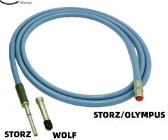 HCM MEDICA Medical Surgical 4mm Fiber Optic Cable Endoscope Light Guide Cable Bundle